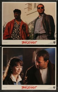 3z257 LAST BOY SCOUT 8 LCs '91 Bruce Willis, Damon Wayans, Chelsea Field, football & gambling!