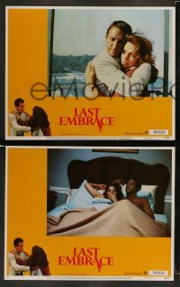 3z258 LAST EMBRACE 8 LCs '79 Roy Scheider & Janet Margolin, directed by Jonathan Demme!