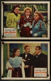 3z496 LETTER TO THREE WIVES 7 LCs '49 Jeanne Crain, Linda Darnell, Sothern, & a young Kirk Douglas!
