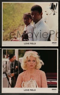3z271 LOVE FIELD 8 LCs '92 Michelle Pfeiffer & Dennis Haysbert in interracial romance!