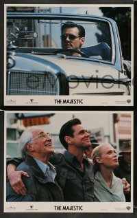 3z278 MAJESTIC 8 LCs '01 great art of Jim Carrey, directed by Frank Darabont!