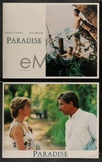 3z328 PARADISE 8 LCs '91 Melanie Griffith, Don Johnson, Elijah Wood, Thora Birch