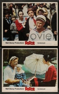 3z024 POPEYE 9 LCs '80 by Robin Williams in title role as E.C. Segar's classic character!