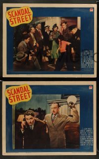 3z861 SCANDAL STREET 3 LCs '38 Lew Ayres, Virginia Weidler, Louise Campbell