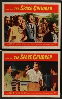 3z866 SPACE CHILDREN 3 LCs '58 the U.S. may use the A-bomb to destroy the giant bugs!