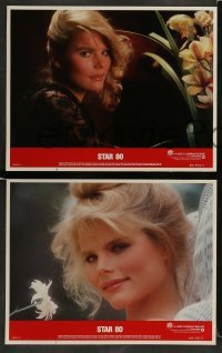 3z389 STAR 80 8 LCs '83 Eric Roberts, sexy Mariel Hemingway as Dorothy Stratten, Bob Fosse!