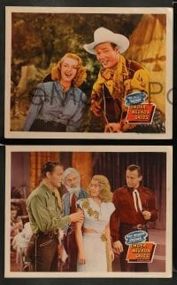 3z871 UNDER NEVADA SKIES 3 LCs '46 great images of cowboy Roy Rogers, Dale Evans, Gabby Hayes!