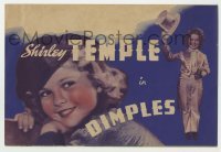 4a071 DIMPLES herald '36 different images of Shirley Temple, Frank Morgan & Stepin Fetchit!