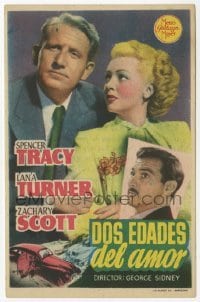 4a689 CASS TIMBERLANE Spanish herald '48 small town judge Spencer Tracy married to Lana Turner!