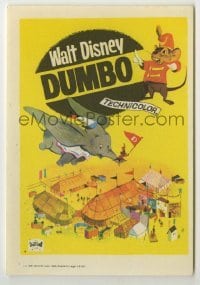 4a724 DUMBO Spanish herald R66 great colorful art from Walt Disney circus elephant classic!