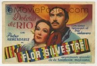 4a736 FLOR SILVESTRE Spanish herald '43 different image of Pedro Armendariz & Dolores Del Rio!