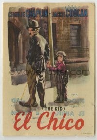 4a800 KID Spanish herald R50s different art of Charlie Chaplin with Jackie Coogan!