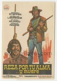 4a906 SABATA THE KILLER Spanish herald '71 cool spaghetti western art of Steffen by Jano!