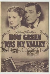 4a004 HOW GREEN WAS MY VALLEY Australian herald '42 John Ford's Best Picture of 1941, different!