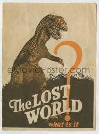 4a151 LOST WORLD herald '25 Willis O'Brien, lots of incredible dinosaur images not seen elsewhere!