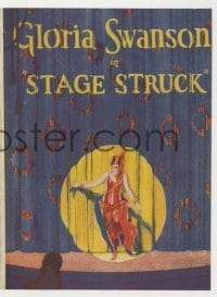 4a207 STAGE STRUCK herald '25 great art & photos of Broadway actress Gloria Swanson!