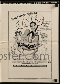 4a369 HARUM SCARUM pressbook '65 rockin' Elvis Presley, Mary Ann Mobley, 1001 Swingin' nights!