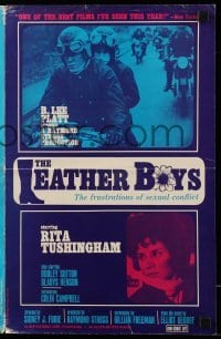 4a418 LEATHER BOYS pressbook '66 Rita Tushingham in English motorcycle sexual conflict classic!