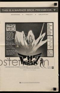 4a440 MASK pressbook '61 you won't believe the hypnotic evil of Magic Mystic Mask!