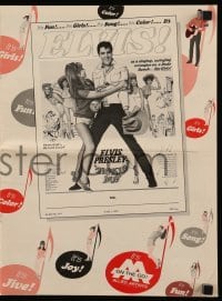 4a595 TICKLE ME pressbook '65 Elvis Presley is way out wild & wooly, spooky & full of joy and jive!