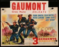 4b326 SERGEANTS 3 Belgian '62 John Sturges, Frank Sinatra, Rat Pack parody of Gunga Din!