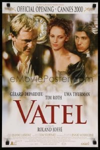 4b333 VATEL Belgian '00 Roland Joffe, Gerard Depardieu in the title role, Uma Thurman, Tim Roth!