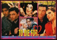 4b164 TO DIE FOR British quad '94 HIV AIDS afterlife transgender romantic comedy, Ian Williams!