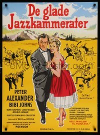 4b388 WEHE WENN SIE LOSGELASSEN Danish '59 Geza von Cziffra musical, Peter Alexander, Bibi Johns!