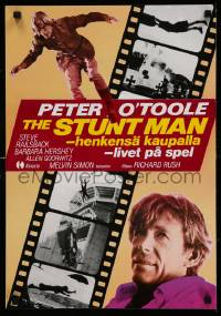 4b030 STUNT MAN Finnish '80 Peter O'Toole, Barbara Hershey, directed by Richard Rush!