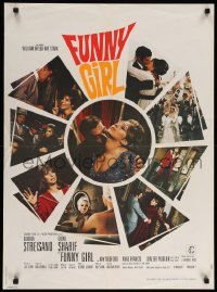4b839 FUNNY GIRL French 23x31 '69 Barbra Streisand, Omar Sharif, directed by William Wyler!
