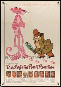 4b036 TRAIL OF THE PINK PANTHER Indian '82 Peter Sellers, Blake Edwards, cool cartoon art!