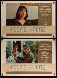 4b188 IRENE IRENE set of 4 Italian 18x26 pbustas '75 Alain Cuny, Olimpia Carlisi, Peter Del Monte