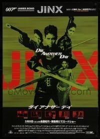 4b591 DIE ANOTHER DAY advance DS Japanese 29x41 '02 different images of Halle Berry as Jinx!
