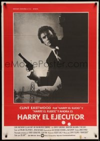 4b406 ENFORCER Spanish '77 photo of Clint Eastwood as Dirty Harry by Bill Gold!