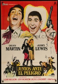 4b426 PARDNERS Spanish '62 wacky cowboys Jerry Lewis & Dean Martin in western action!