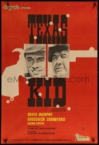 4b443 TEXICAN Spanish '66 cowboy Audie Murphy is the Texican, Broderick Crawford, art by MCP!
