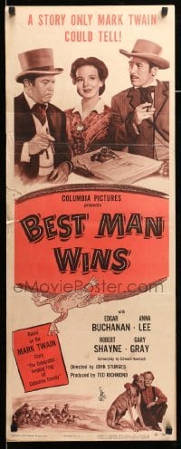 4c341 BEST MAN WINS insert '48 The Celebrated Jumping Frog of Calaveras County by Twain!