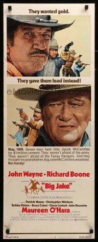 4c344 BIG JAKE insert '71 Richard Boone wanted gold but John Wayne gave him lead instead!
