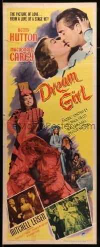 4c438 DREAM GIRL insert '48 Betty Hutton did what every girl wants to do, and doesn't dare!