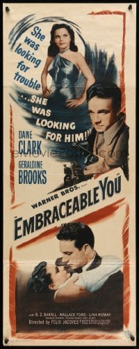 4c442 EMBRACEABLE YOU insert '48 sexy Geraldine Brooks was looking for trouble & Dane Clark!