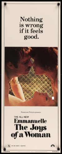 4c443 EMMANUELLE 2 THE JOYS OF A WOMAN insert '76 Sylvia Kristel, nothing is wrong if it feels good