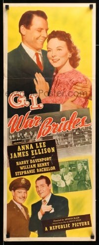 4c472 G.I. WAR BRIDES insert '46 James Ellison, pretty Anna Lee, Harry Davenport!