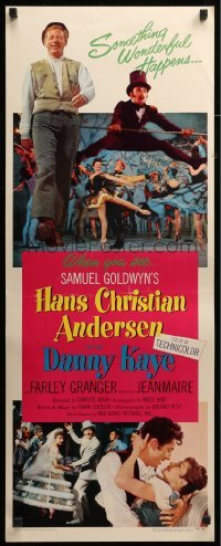 4c508 HANS CHRISTIAN ANDERSEN insert '53 images of Danny Kaye, Zizi Jeanmaire!