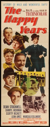 4c510 HAPPY YEARS insert '50 Dean Stockwell, Darryl Hickman, directed by William Wellman!
