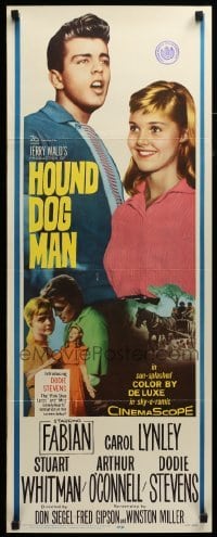 4c530 HOUND-DOG MAN insert '59 Fabian starring in his first movie with pretty Carol Lynley!