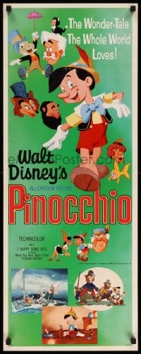 4c720 PINOCCHIO insert R71 Disney classic fantasy about a wooden boy who wants to be real!