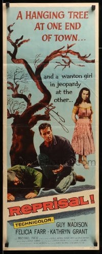 4c746 REPRISAL insert '56 Guy Madison, Felicia Farr, the town went hunting with a rope!