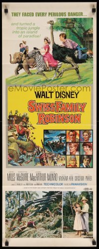 4c842 SWISS FAMILY ROBINSON insert R69 John Mills, Walt Disney family fantasy classic!