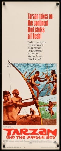 4c848 TARZAN & THE JUNGLE BOY insert '68 could Mike Henry find him in the wild jungle?