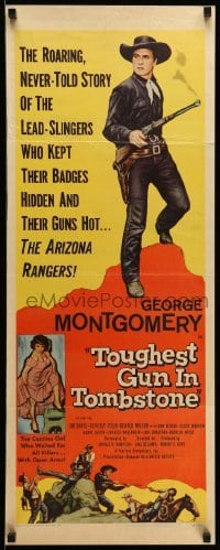 4c885 TOUGHEST GUN IN TOMBSTONE insert '58 lead-slinger George Montgomery & sexy Beverly Tyler!